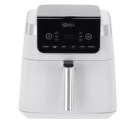 Ninja Air Fryer MAX PRO, 6.2L, Oil Free, Large Drawer, Roasting, Baking, Frying, Family, Digital, Dishwasher-Safe Basket and Hob, White AF180EUWH