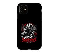 Ninja and Warrior Art Of Shadows Japanese Moon Case for iPhone 11