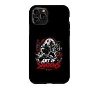 Ninja and Warrior Art Of Shadows Japanese Moon Case for iPhone 11 Pro