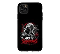 Ninja and Warrior Art Of Shadows Japanese Moon Case for iPhone 11 Pro Max