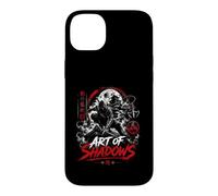 Ninja and Warrior Art Of Shadows Japanese Moon Case for iPhone 14 Plus