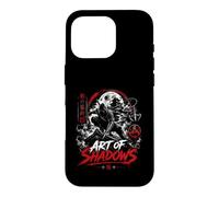 Ninja and Warrior Art Of Shadows Japanese Moon Case for iPhone 16 Pro