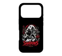Ninja and Warrior Art Of Shadows Japanese Moon Case for iPhone 17 Pro