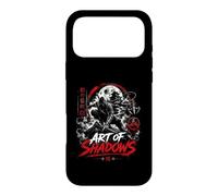 Ninja and Warrior Art Of Shadows Japanese Moon Case for iPhone 17 Pro Max