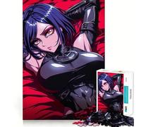 Ninja Anime Woman Hard Jigsaw Puzzle for Adults 1000 Pieces Boost Memory Soothing Play Premium Cut Perfect Present (50x75cm)
