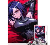 Ninja Anime Woman Jigsaw Puzzles for Adults 1000 Piece Funny Gifts Improve Memory Educational Toy Suitable for Ages 14 And Up (50x75cm)