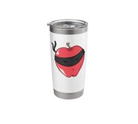 Ninja Apple with Throwing Knife Stainless Steel Insulated Tumbler