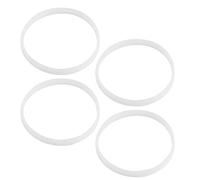 Ninja Auto Iq Blender Parts, Blender Plastic Ring, 4Pcs White Rubber Sealing O Ring, 10cm O Ring Gasket for Ninja Bullet Juicer Blender Replacement Seals Flexible