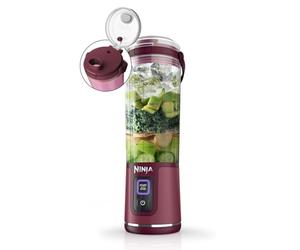 Ninja Blast 530ml Portable Blender, Leakproof Lid, Cranberry Red BC151UKCR | Powerful USB-C Rechargeable Cordless Mini Blender, Make Smoothies and Protein Shakes, Blend Ice & Frozen Fruit.