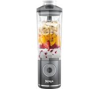 Ninja Blast Max Portable Blender, 570ml, Rechargeable Battery, Blending Cup & Leak-proof Lid, 3x Blend Functions, Makes Smoothies, Protein Shakes, Blends Ice & Frozen Fruit, Cool Grey BC251UKGY