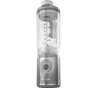 Ninja Blast Max Portable Blender, 570ml, Rechargeable Battery, Blending Cup & Leak-proof Lid, 3x Blend Functions, Makes Smoothies, Protein Shakes, Blends Ice & Frozen Fruit, Silver BC251UKSL