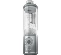 Ninja Blast Max Portable Blender, 570ml, Rechargeable Battery, Blending Cup & Leak-proof Lid, 3x Blend Functions, Makes Smoothies, Protein Shakes, Blends Ice & Frozen Fruit, Silver BC251UKSL