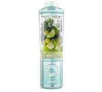 Ninja Blast Max Portable Blender, 570ml, Rechargeable Battery, Blending Cup & Leak-proof Lid, 3x Blend Functions, Makes Smoothies, Protein Shakes, Blends Ice & Frozen Fruit, Seaglass BC251UKMT