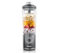 Ninja Blast Max Portable Blender, 570ml, Rechargeable Battery, Blending Cup & Leak-proof Lid, 3x Blend Functions, Makes Smoothies, Protein Shakes, Blends Ice & Frozen Fruit, Cool Grey BC251UKGY