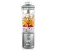 Ninja Blast Max Portable Blender, 570ml, Rechargeable Battery, Blending Cup & Leak-proof Lid, 3x Blend Functions, Makes Smoothies, Protein Shakes, Blends Ice & Frozen Fruit, Silver BC251UKSL
