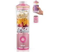 Ninja Blast Max Portable Mixer + Twist & Go, Personal Smoothie Blender, Crushed Ice, 3 Programs, Wireless Removable Canister 550ml, Dishwasher Safe, Leakproof (Lemon)
