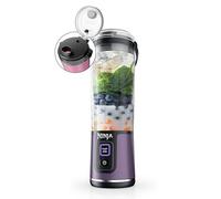 Ninja Blast Portable Blender, Cordless, 18oz. Vessel, Personal Blender for Shakes & Smoothies, BPA Free, Leakproof Lid & Sip Spout, USB-C Rechargeable, Dishwasher Safe Parts, Metallic Purple, BC151PL