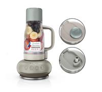 Ninja BlendBoss Blender with Portable Tumbler, Personal Blender with Removeable Travel Tumbler, 3 Auto Preset Modes, Stone DB351UKST