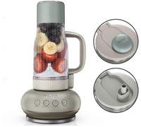 Ninja BlendBoss Blender with Portable Tumbler, Personal Blender with Removeable Travel Tumbler, 3 Auto Preset Modes, Stone DB351UKST