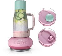 Ninja Blendboss | Personal Blender for Smoothies and Frozen Drinks | 25 oz Travel Mug with Leakproof Lid, Chug Spout and Removable Straw, Auto-iQ Technology | DB351PK1BRN