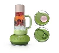 Ninja Blendboss Personal Blender for Smoothies and Ice Drinks 740 ml Travel Mug with Leakproof Lid Chug Spout and Removable Straw, Auto-iQ Technology, 1200 Spikes, Rubber