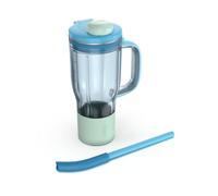 Ninja BlendBoss Travel Tumbler with Lid, Compatible with Ninja BlendBoss Blender, Cup-Holder Friendly, Spout Lid with Removeable Straw, Dishwasher Safe, Blue Raspberry BXSKDB324LSBL