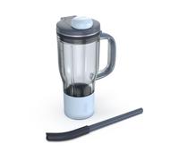 Ninja BlendBoss Travel Tumbler with Lid, Compatible with Ninja BlendBoss Blender, Cup-Holder Friendly, Spout Lid with Removeable Straw, Dishwasher Safe, Cyberspace XSKDB324LSCY