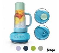Ninja Blendboss Tumbler Blender In Blue Raspberry, Db351Ukpr 1100W Auto-Iq Travel Cup Leakproof