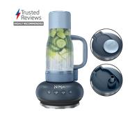 Ninja BlendBoss Blender with Portable Tumbler, Personal Blender with Removeable Travel Tumbler, 3 Auto Preset Modes, Cyberspace DB351UKCY