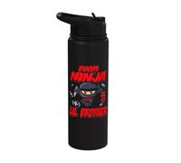Ninja Brother Promoted to Lil Brother Stainless Steel Insulated Water Bottle