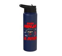 Ninja Brother Promoted to Lil Brother Stainless Steel Insulated Water Bottle