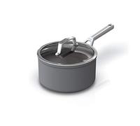Ninja C30235 Foodi NeverStick Premium 3.5-Quart Saucepan with Glass Lid, Hard-Anodized, Nonstick, Durable & Oven Safe to 500°F, Slate Grey