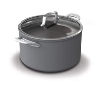 Ninja C30480 Foodi NeverStick Premium 8-Quart Stock Pot with Glass Lid Hard-Anodized Nonstick Durable & Oven Safe to 500?F Slate Grey