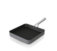 Ninja C30528 Foodi NeverStick Premium 11-Inch Square Grill Pan Hard-Anodized Nonstick Durable & Oven Safe to 500F Slate Grey