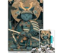 Ninja Cat 1000 Pieces Jigsaw Puzzles For Teens And Adults,Family Game Stress Reliever Difficult Challenge Gifts for Friends And Family (75x50cm)