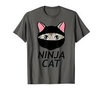 Ninja Cat Night Kitty Shadow Kitten Masked Meow Cat TShirt T-Shirt