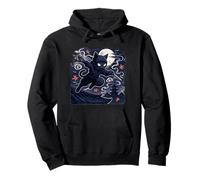 Ninja Cat Stealth Attack Japanese Ninja Cat Warrior Pullover Hoodie