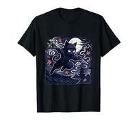 Ninja Cat Stealth Attack Japanese Ninja Cat Warrior T-Shirt
