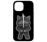 Ninja Cat Sword-Fighter Kawaii Martial Arts Karate Ninjutsu Case for iPhone 15
