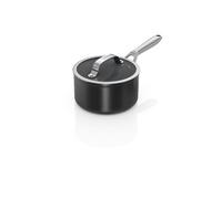 Ninja ZEROSTICK Ceramic Pro 20 cm Saucepan with Glass Lid, Scratch Resistant, Made PTFE-Free, All Hob Compatible, Black, CW30220UK