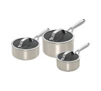 Ninja Ceramic Pro 3 Piece Non Stick Aluminium Saucepan Set