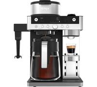 Ninja Prestige 2-in-1 Filter Coffee and Pod Capsule Machine with Built-in Milk Frother, Make Lattes, Iced Coffee and Flat Whites, Black CFN802UK