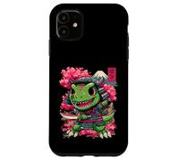 Ninja Chibi T-Rex, Japanese Samurai Warrior Dinosaur Anime Case for iPhone 11