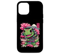Ninja Chibi T-Rex, Japanese Samurai Warrior Dinosaur Anime Case for iPhone 12/12 Pro