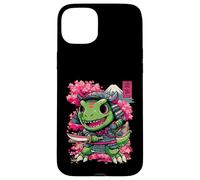 Ninja Chibi T-Rex, Japanese Samurai Warrior Dinosaur Anime Case for iPhone 15 Plus