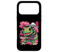 Ninja Chibi T-Rex, Japanese Samurai Warrior Dinosaur Anime Case for iPhone 17 Pro Max
