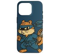 Ninja Chipmunk Stealthy Forest Warrior Funny Critter Case for iPhone 16 Pro