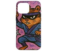 Ninja Chipmunk Stealthy Forest Warrior Funny Critter Case for iPhone 16 Pro Max