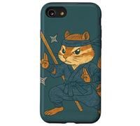 Ninja Chipmunk Stealthy Forest Warrior Funny Critter Case for iPhone SE (2020) / 7/8
