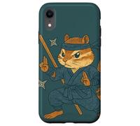 Ninja Chipmunk Stealthy Forest Warrior Funny Critter Case for iPhone XR